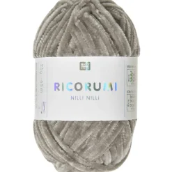 Rico Design Włóczka szenilowa Ricorumi Nilli Nilli - - Beige, 25 g