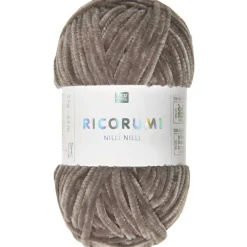 Rico Design Włóczka szenilowa Ricorumi Nilli Nilli - - Nougat, 25 g