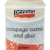 Pentart Werniks brokatowy z klejem do decoupage - - 100 ml > Media Do Decoupage