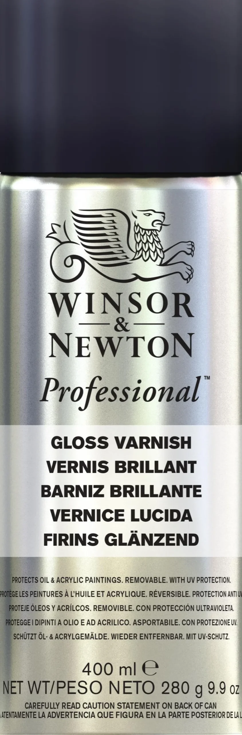 Winsor & Newton Werniks błyszczący w sprayu Professional - - 400 ml