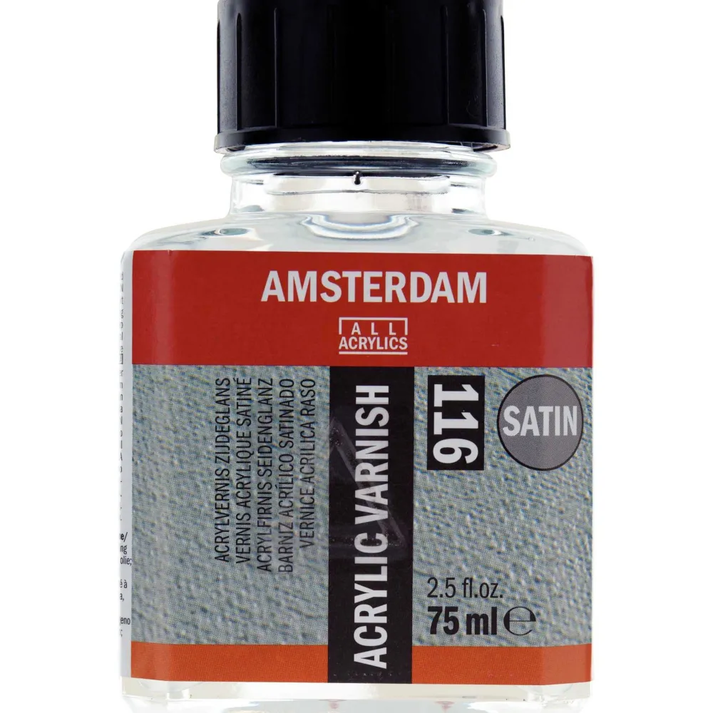 Amsterdam Werniks do akryli - - satynowy, 75 ml