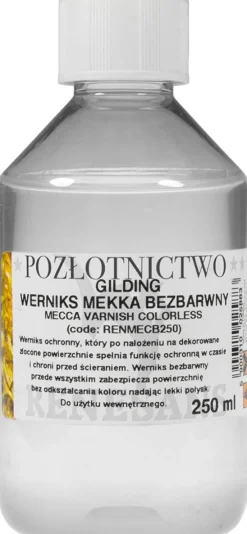 Renesans Werniks do pozłotnictwa Mekka - - bezbarwny, 250 ml