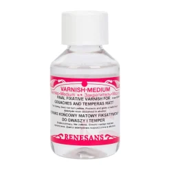 Renesans Werniks końcowy do gwaszy i temper - - matowy, 100 ml > Media Do Gwaszy|Werniksy