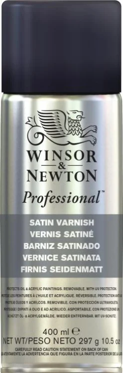Winsor & Newton Werniks satynowy w sprayu Professional - - 400 ml