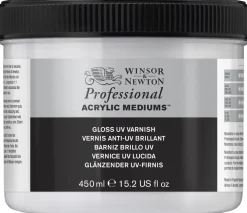 Winsor & Newton Werniks UV do farb akrylowych Professional - - połysk, 225 ml > Werniksy|Media Do Akryli