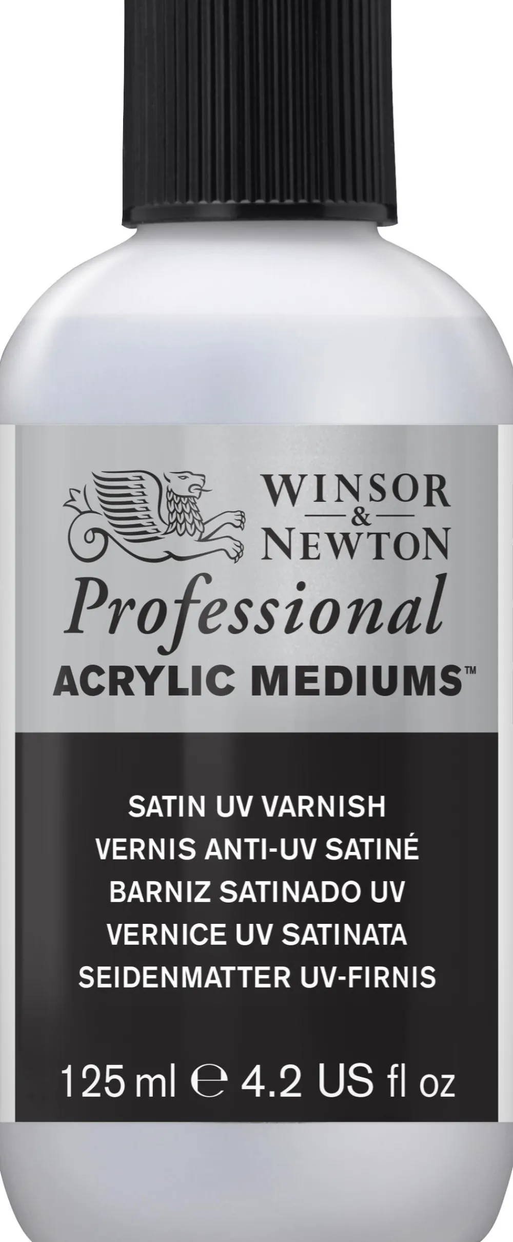 Winsor & Newton Werniks UV do farb akrylowych Professional - - satynowy, 125 ml