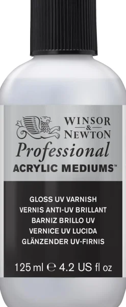 Winsor & Newton Werniks UV do farb akrylowych Professional - - połysk, 125 ml > Werniksy|Media Do Akryli