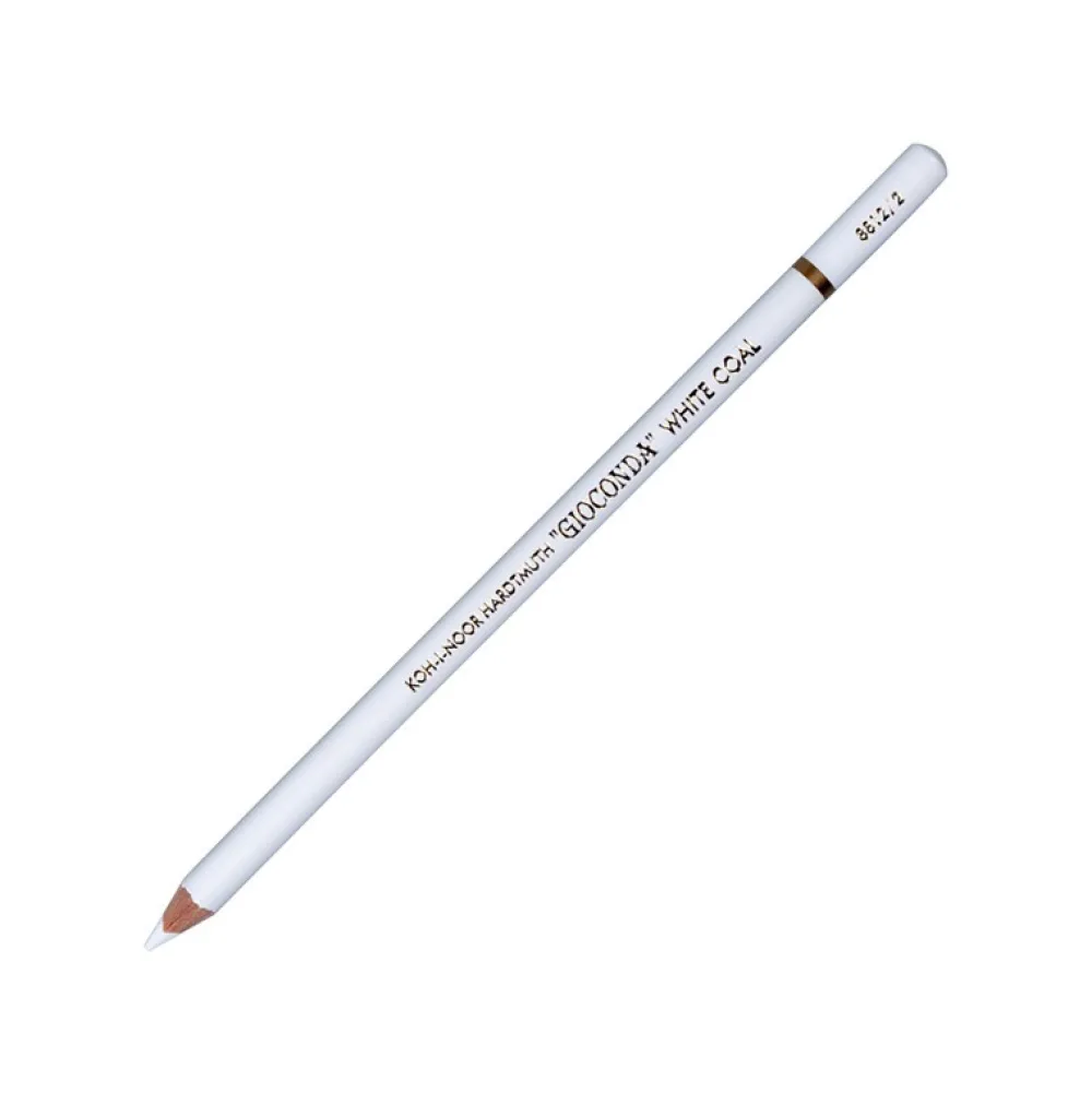 KOH-I-NOOR Węgiel Gioconda w drewnie - - 2, White Coal