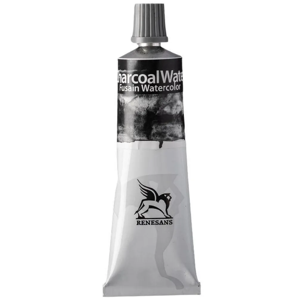 Renesans Węgiel w tubce Charcoal Water Fusain Watercolor - - 60 ml > Węgle Rysunkowe|Farby Akwarelowe