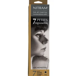 Nitram Węgle Petits Mignonettes do uchwytu Baton 2.0 - - Soft, 4 mm, 7 szt. > Akcesoria|Węgle Rysunkowe