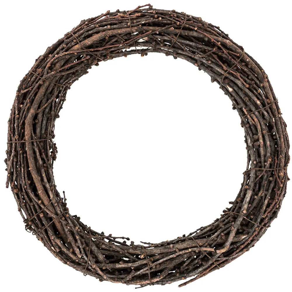 dpCraft Wianek pleciony z gałązek, baza do stroików - - 25 cm > Wianki
