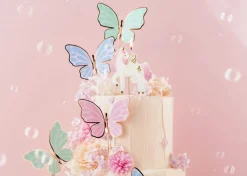 PartyDeco Świeczka urodzinowa Jednorożec - biała, 9 cm
