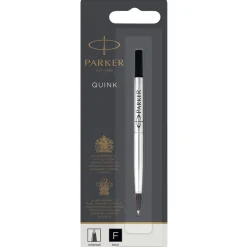 Parker Wkład do pióra kulkowego Quink - - czarny, F > Wkłady Do Piór Kulkowych