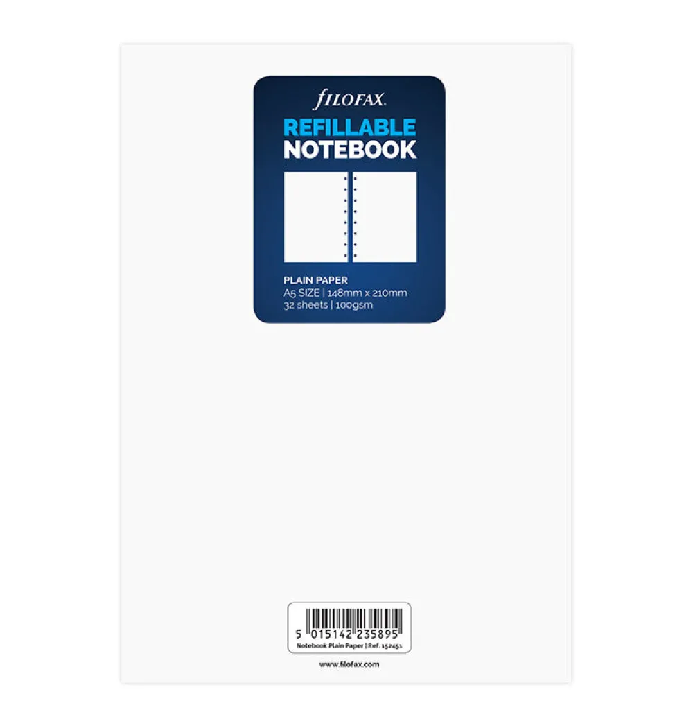 Filofax Wkład gładki do notesu - - 32 ark. > Notatniki Gładkie