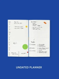 Mishmash Wkład planer niedatowany do notesu Log - - Blue ><noscript><img width=