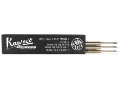 Kaweco Wkłady G2 do długopisów - - czarne, 1,4 mm, 3 szt.