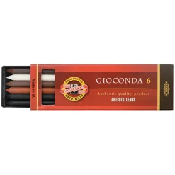 KOH-I-NOOR Wkłady Gioconda do ołówków mechanicznych - - 5,6 mm, 6 szt. > Wkłady Do Ołówków