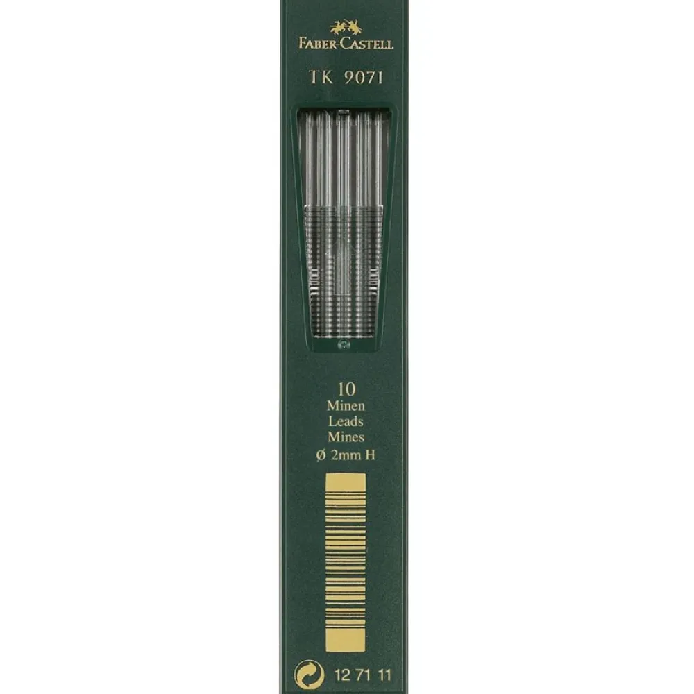 Faber-Castell Wkłady grafitowe do ołówka TK 9071 - - H, 10 szt.