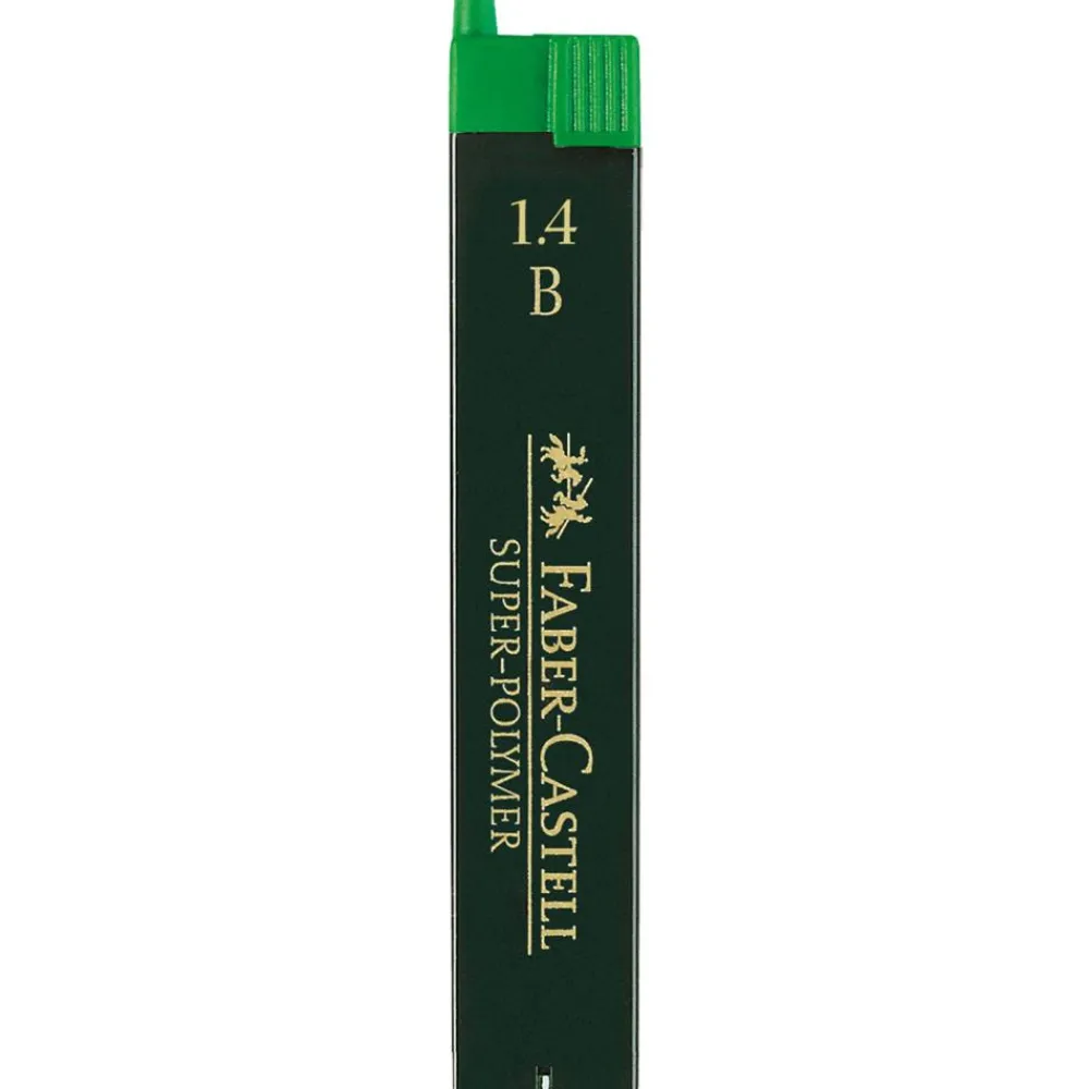 Faber-Castell Wkłady grafitowe Super Hi Polymer, 1,4 mm - - B, 6 szt. > Wkłady Do Ołówków
