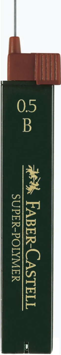 Faber-Castell Wkłady grafitowe Super Hi Polymer, 0,5 mm - - B, 12 szt. > Wkłady Do Ołówków