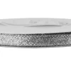 Wstążka brokatowa 6 mm - srebrna, 32 m