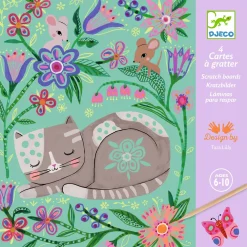 Djeco Wydrapywanka dla dzieci - - Natura, 4 szt. ><noscript><img width=
