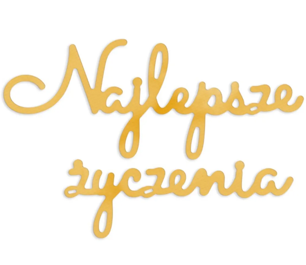 dpCraft Wykrojnik - - Najlepsze życzenia