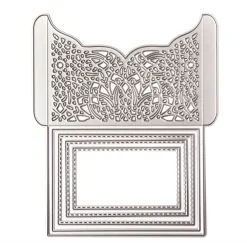 dpCraft Wykrojnik - - Składane zaproszenie, 12,1 x 14,4 cm