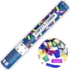 PartyDeco Wystrzałowe konfetti, tuba - konfetti i serpentyny, kolorowe, 40 cm