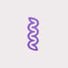 The Completist. Zakładka Mini Helix 3D - - Lavender