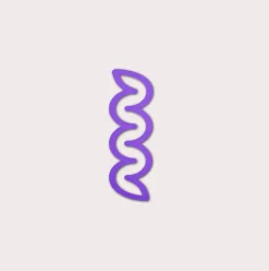 The Completist. Zakładka Mini Helix 3D - - Lavender