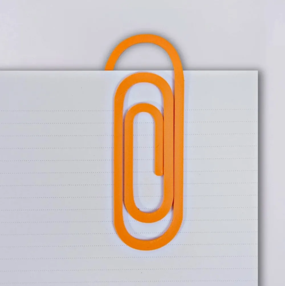 The Completist. Zakładka Paperclip 3D - - Chartreuse
