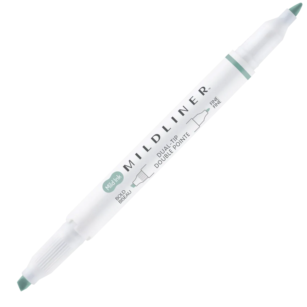 Zebra Zakreślacz dwustronny Mildliner - - Mint > Markery, Brushpeny I Pisaki