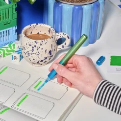 Tom's Studio Zakreślacz dwustronny Ori - - Blue & Green ><noscript><img width=