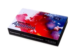 Roman Szmal Zestaw akwareli Aquarius w półkostkach, Travel Set - - 12 kolorów ><noscript><img width=