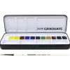 Daler Rowney Zestaw akwareli Graduate w półkostkach - - 12 szt.