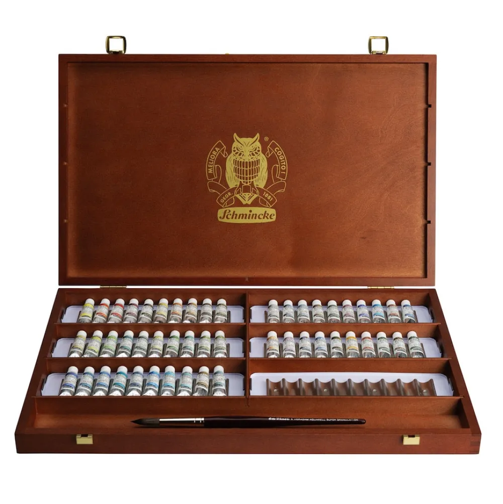 Schmincke Zestaw akwareli Horadam Aquarell Super Granulating - - 50 kolorów x 5 ml
