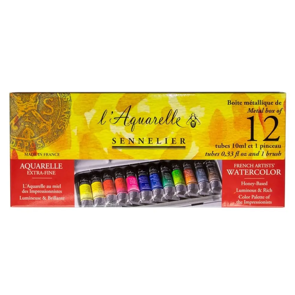 Sennelier Zestaw akwareli l’Aquarelle - - 12 x 10 ml