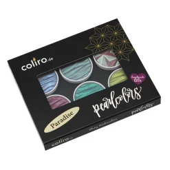 Finetec Zestaw akwareli, Paradise - Coliro Pearl Colors - 6 kolorów ><noscript><img width=