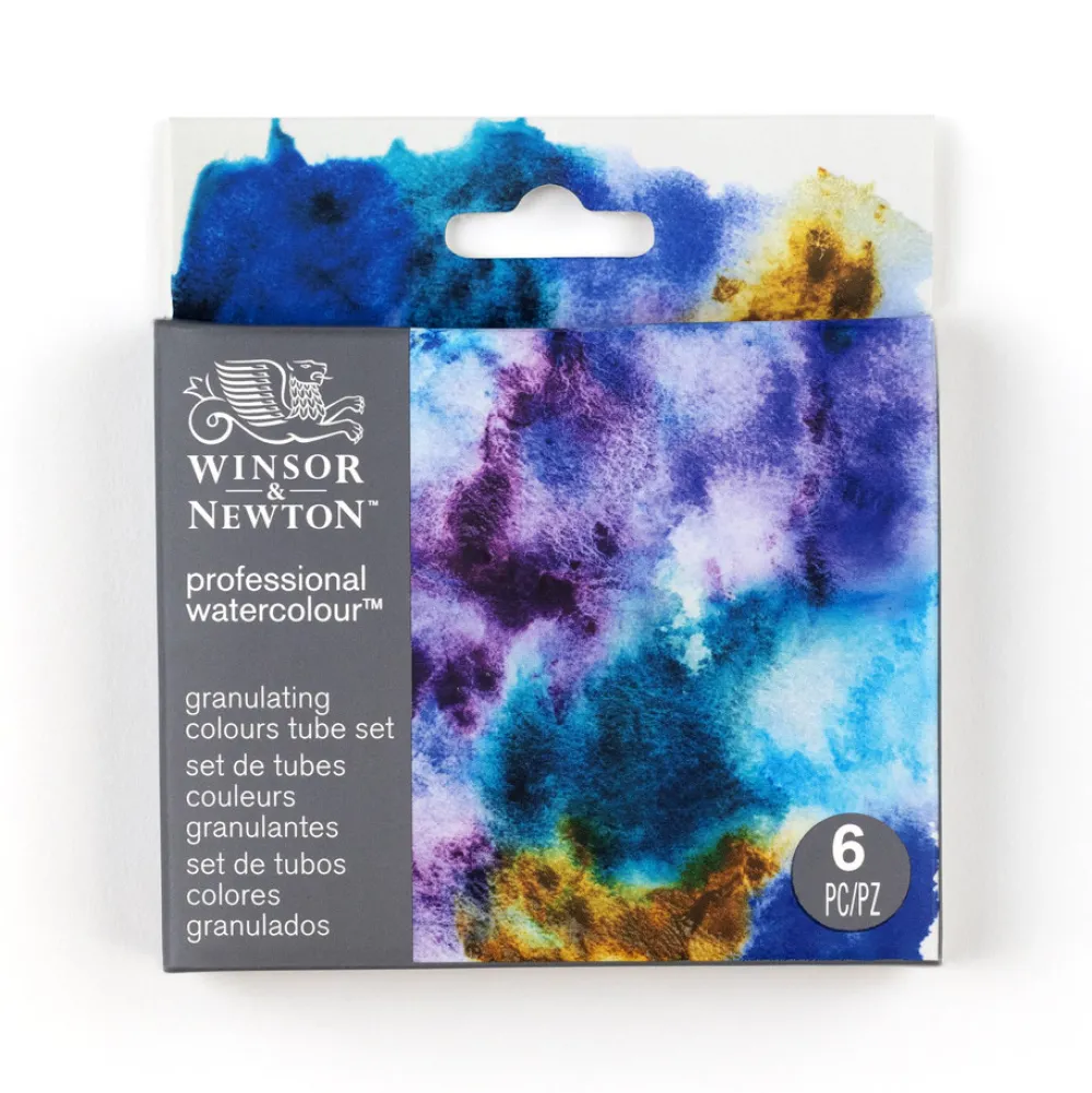 Winsor & Newton Zestaw akwareli Professional Granulating - - 6 x 5 ml > Farby Akwarelowe