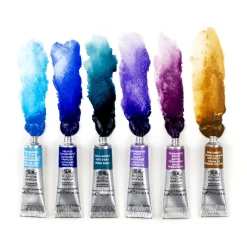 Winsor & Newton Zestaw akwareli Professional Granulating - - 6 x 5 ml ><noscript><img width=