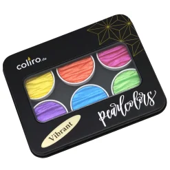 Finetec Zestaw akwareli, Vibrant - Coliro Pearl Colors - 6 kolorów