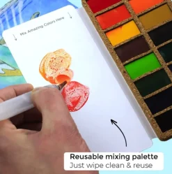 Viviva Colors Zestaw akwareli - - Original, 16 kolorów > Farby Akwarelowe