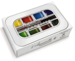 Sennelier Zestaw akwareli w półkostkach l'Aquarelle Aqua-mini - - 8 szt.