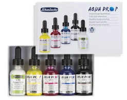 Schmincke Zestaw akwareli w płynie Aqua Drop - - 5 szt. x 30 ml