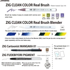 Kuretake Zestaw akwarelowy Watercolor Flowers, Gradation - - 11 szt. > Markery, Brushpeny I Pisaki