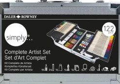 Daler Rowney Zestaw artystyczny Complete Art Set w walizce - - 122 szt.