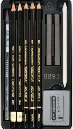 KOH-I-NOOR Zestaw artystyczny Gioconda Art Set - - 10 szt. > Ołówki|Zestawy Do Rysunku