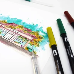 Tombow Zestaw artystyczny Urban Sketching Japan Edition - - 8 szt. ><noscript><img width=