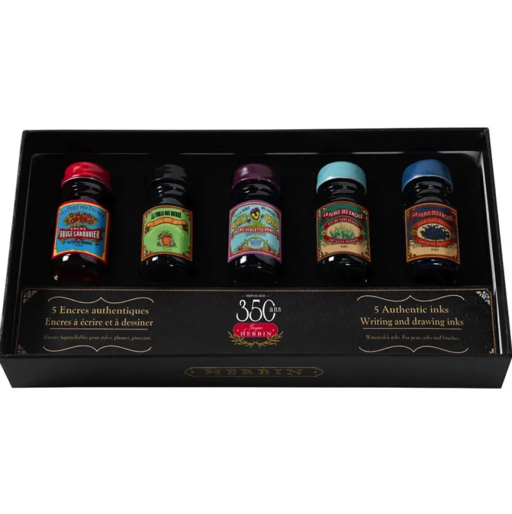 J.Herbin Zestaw atramentów Collector - - 5 x 10 ml